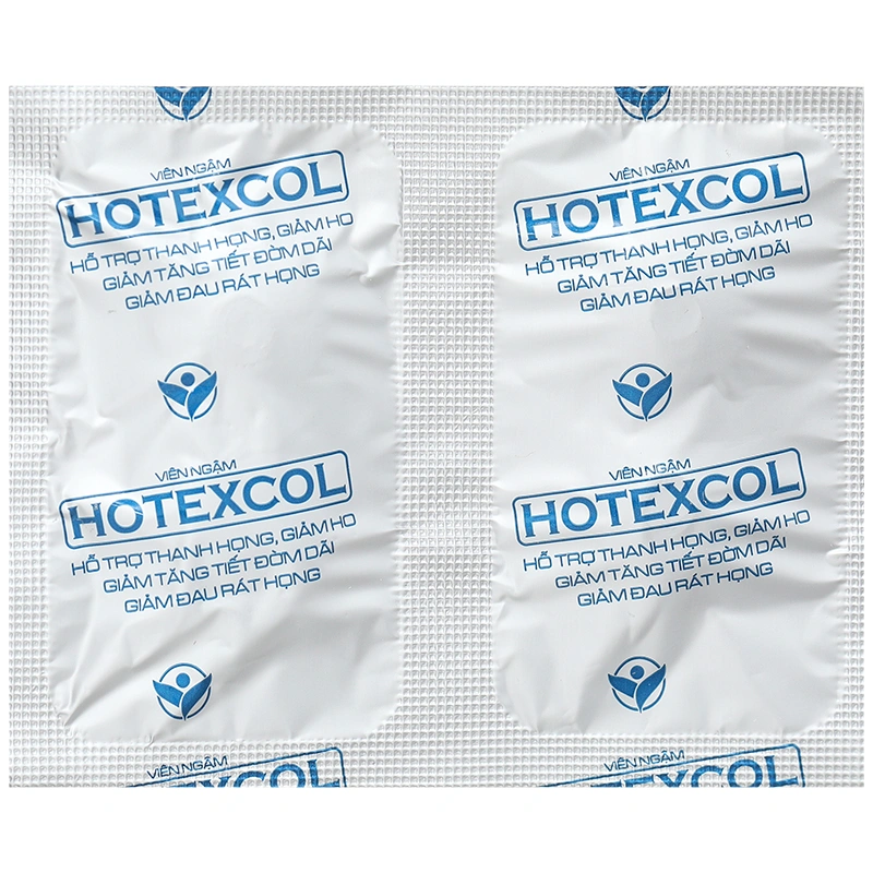 Viên Ngậm Hotexcol hỗ trợ giảm ho, giảm đau rát họng hộp 40 viên - 7